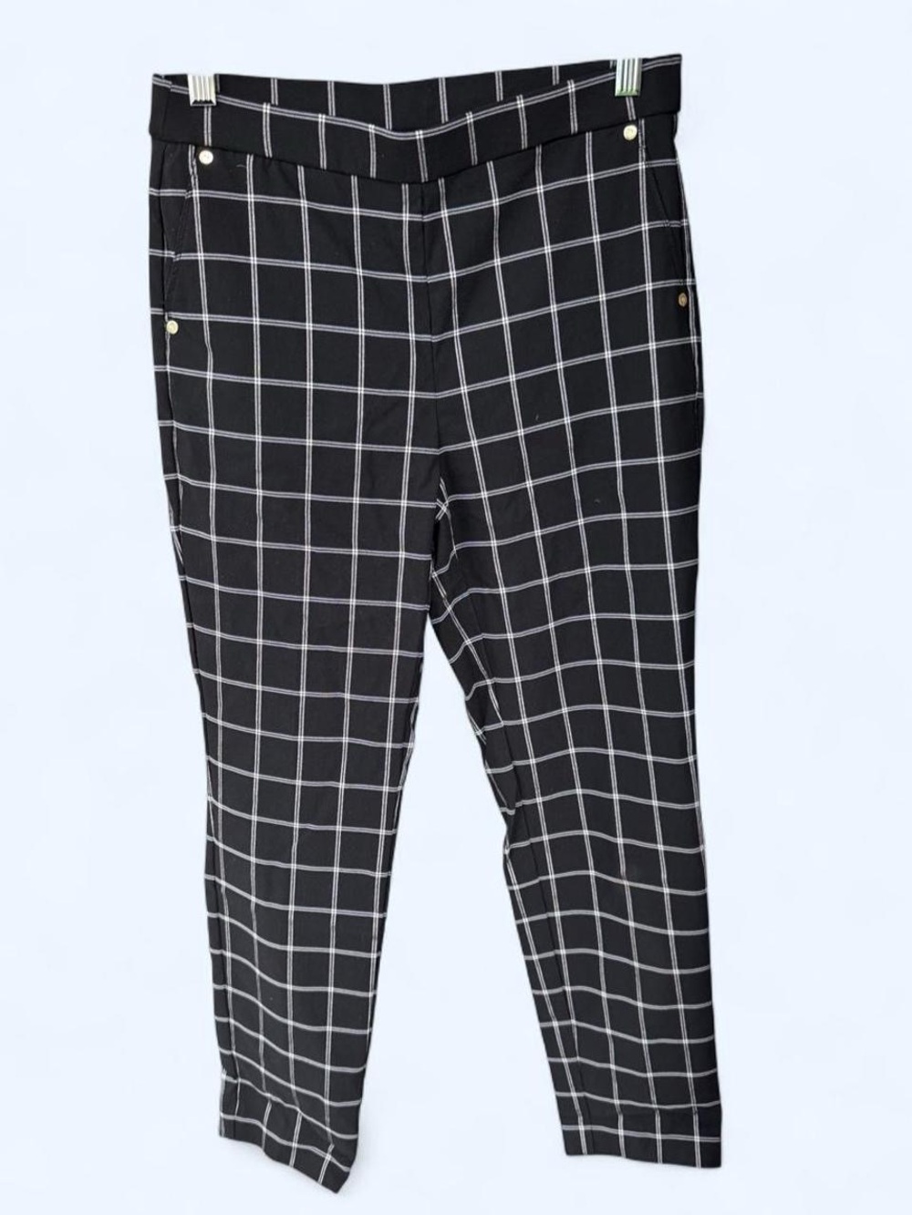 Anne Klein White and black work pants